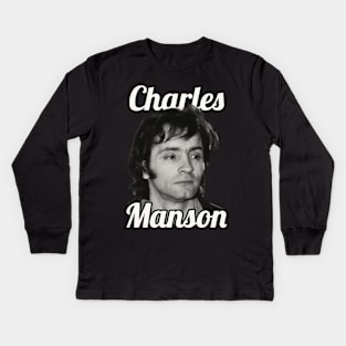 Charles Manson / 2017 Kids Long Sleeve T-Shirt